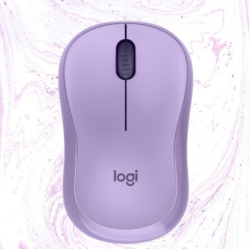 Logitech M240 Wireless Mouse- Lavender: Bluetooth and Lightweight Design NWT - Picture 2 of 9